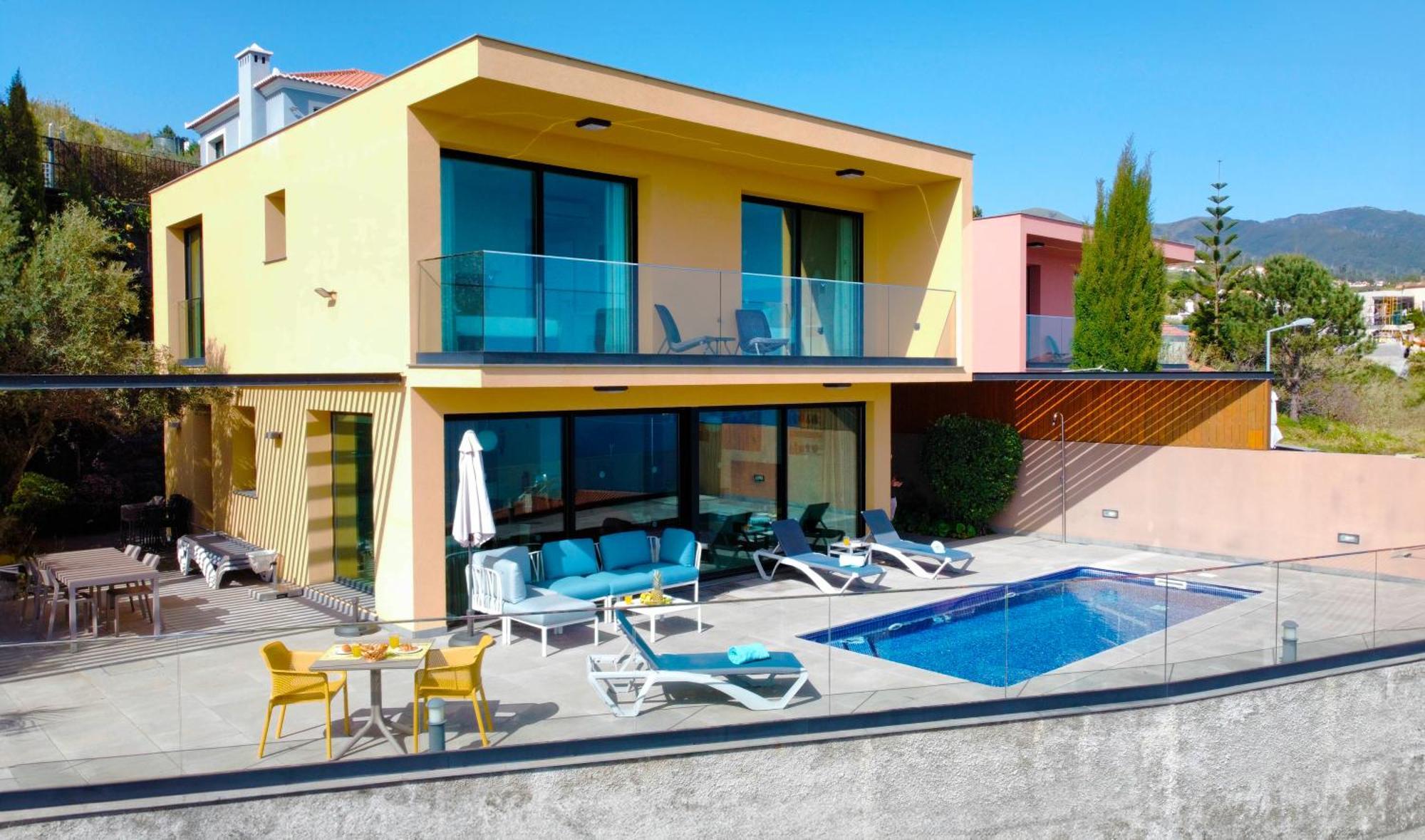 Eden Sun - A Modern Luxury Villa With A Panoramic View Prazeres Exteriör bild