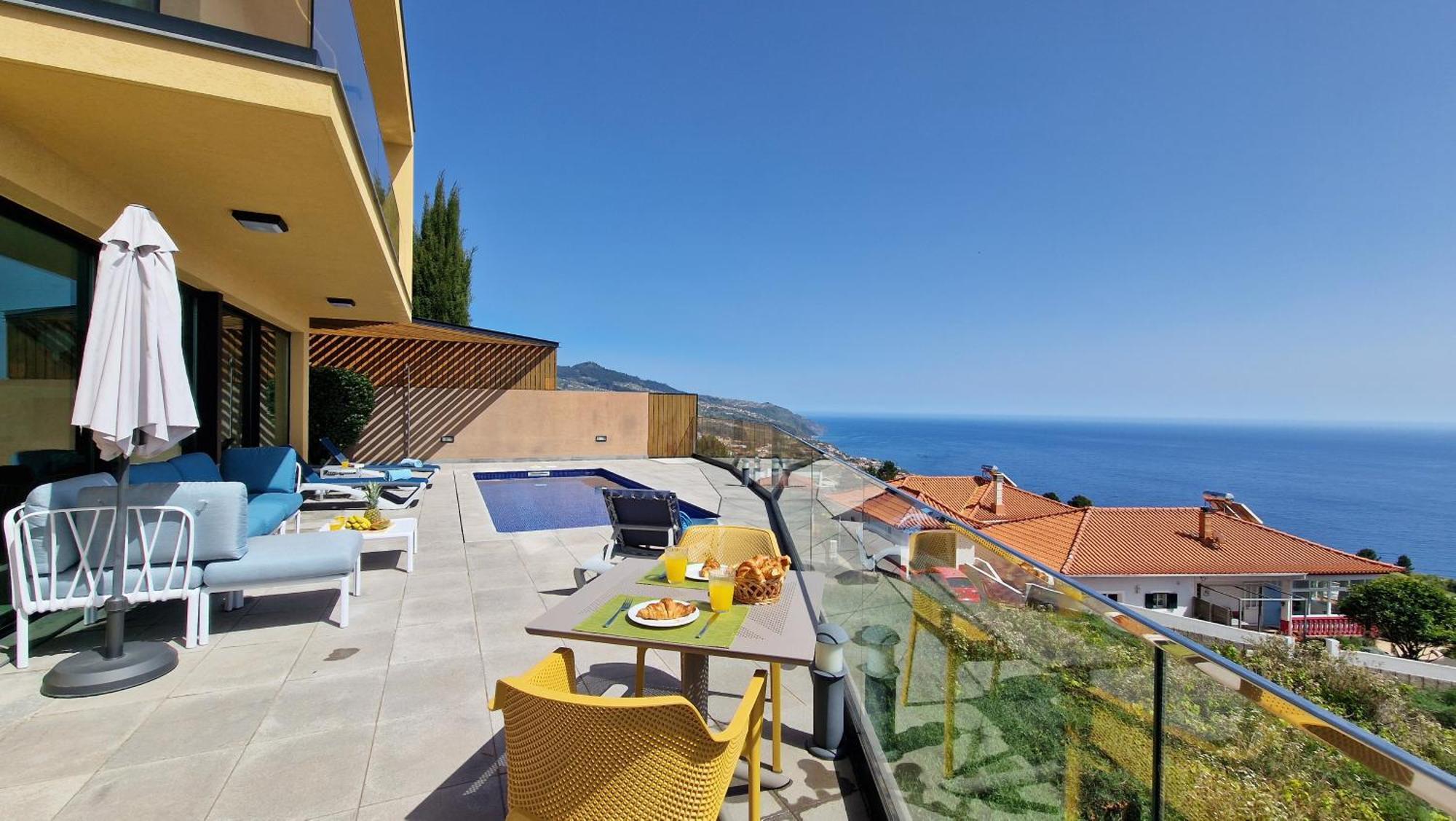 Eden Sun - A Modern Luxury Villa With A Panoramic View Prazeres Exteriör bild